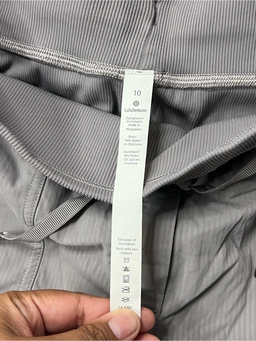 lululemon athletica Women’s Gray Straight-Leg Pants